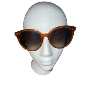 DIFF Eyewear Cosmo‎ Polarized Sunglasses Brown Tortoise Round Frame Women's